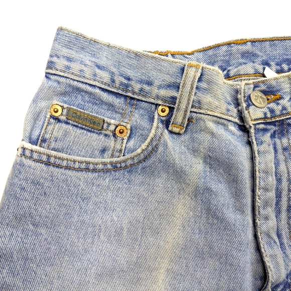 Vintage Calvin Klein High Waist Tapered Mom Jeans - Picture 4 of 10